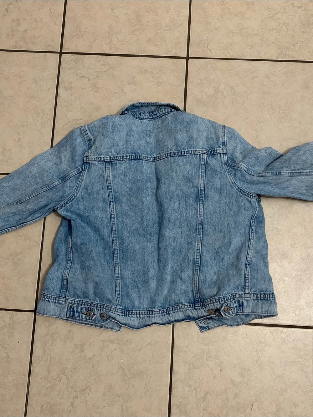 Old Navy Kids Light Blue Denim Jacket - Casual Button-Up Coat